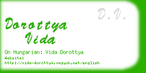 dorottya vida business card